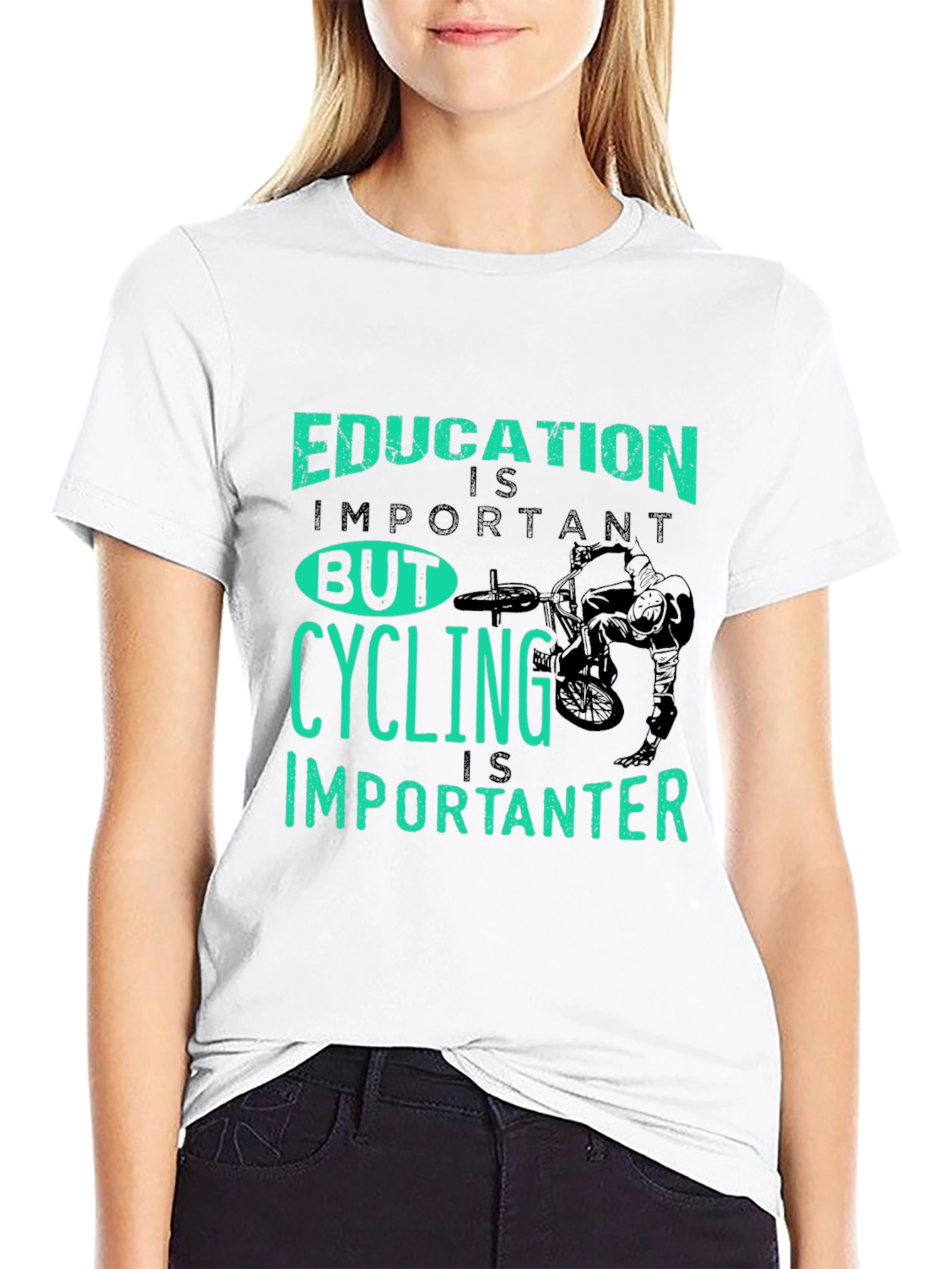 Cycling is Importanter Graphic Tee