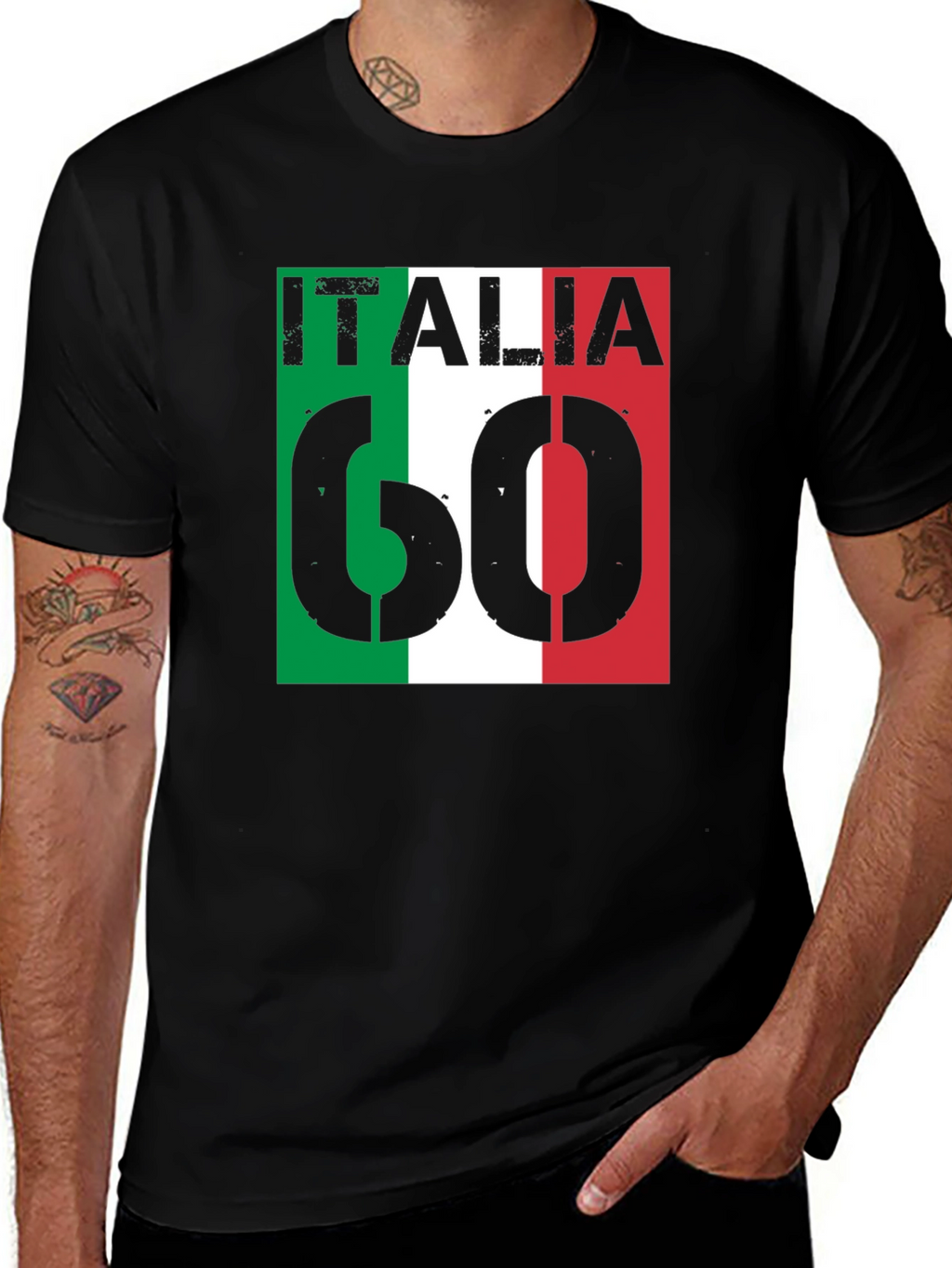 Italia 60 T-Shirt - Italian Flag Design