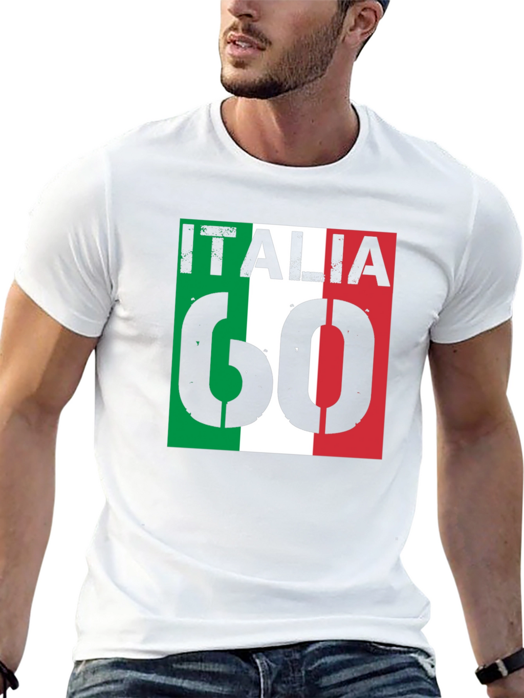 Italia 60 T-Shirt - Italian Flag Design