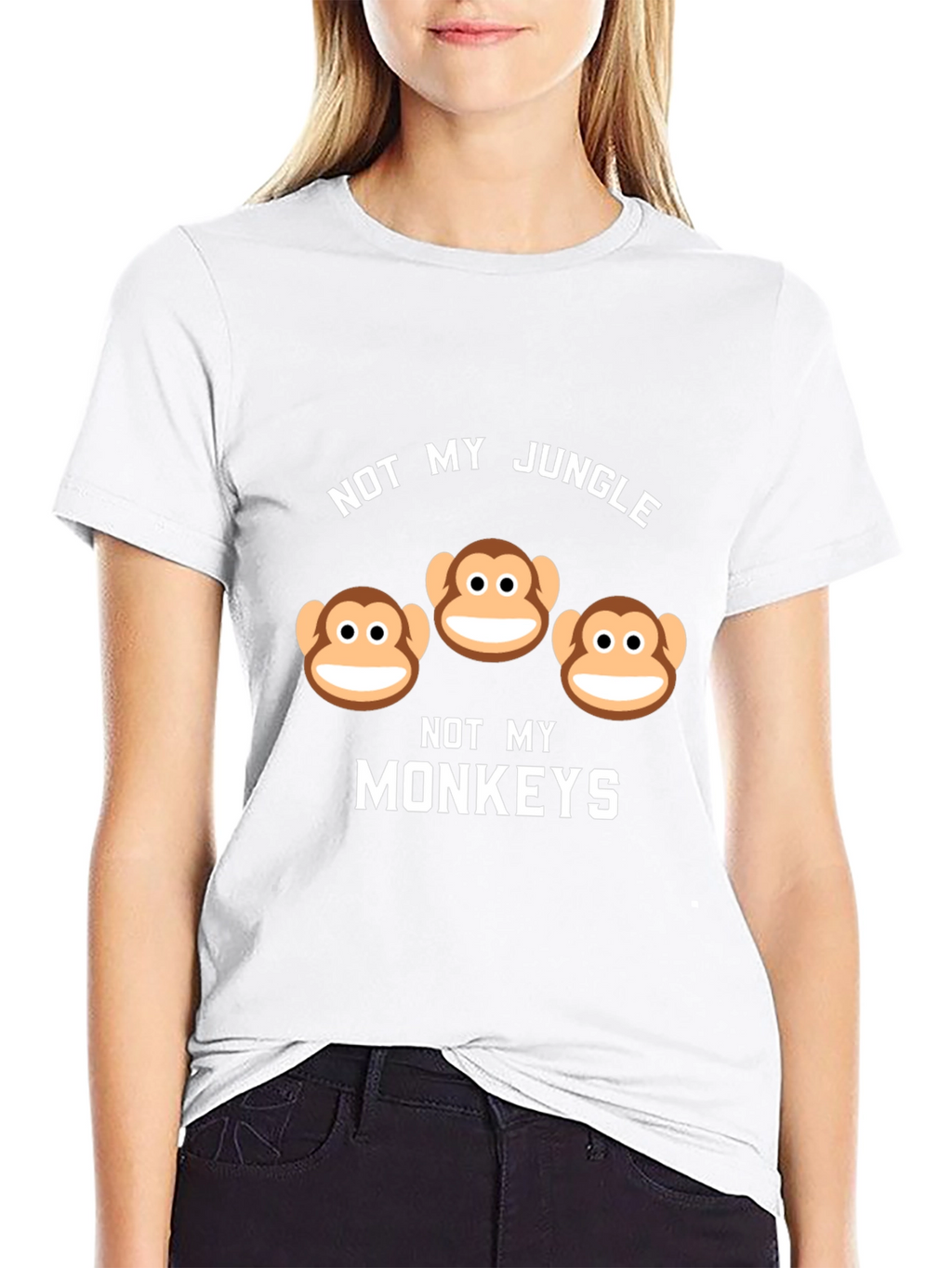Not My Jungle Not My Monkeys Graphic Tee