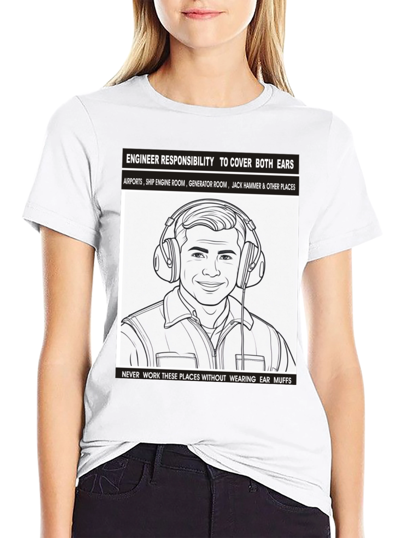 Engineer Ear Protection T-Shirt