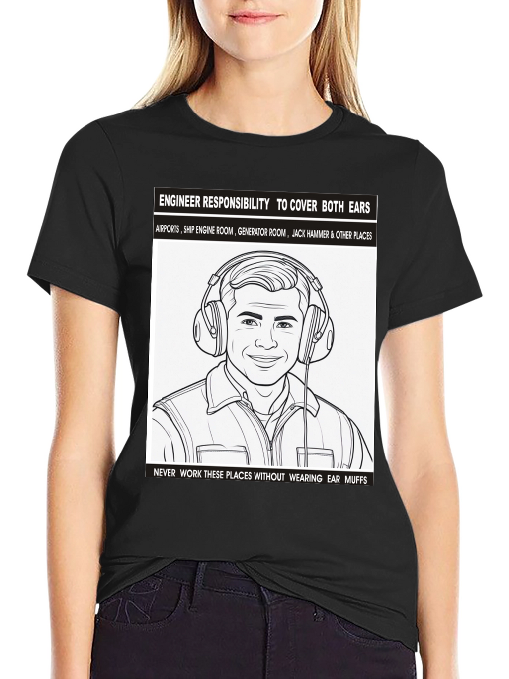 Engineer Ear Protection T-Shirt