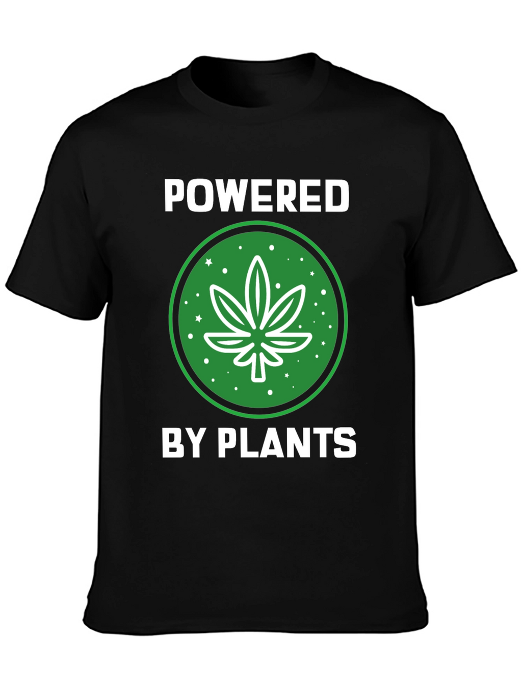 Powered by Plants Graphic Tee - Black
