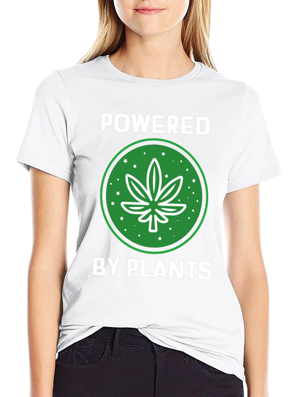 Powered by Plants Graphic Tee - Black