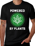 Powered by Plants Graphic Tee - Black