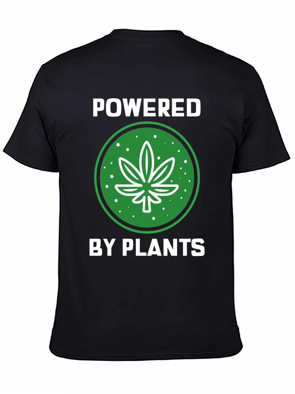 Powered by Plants Graphic Tee - Black