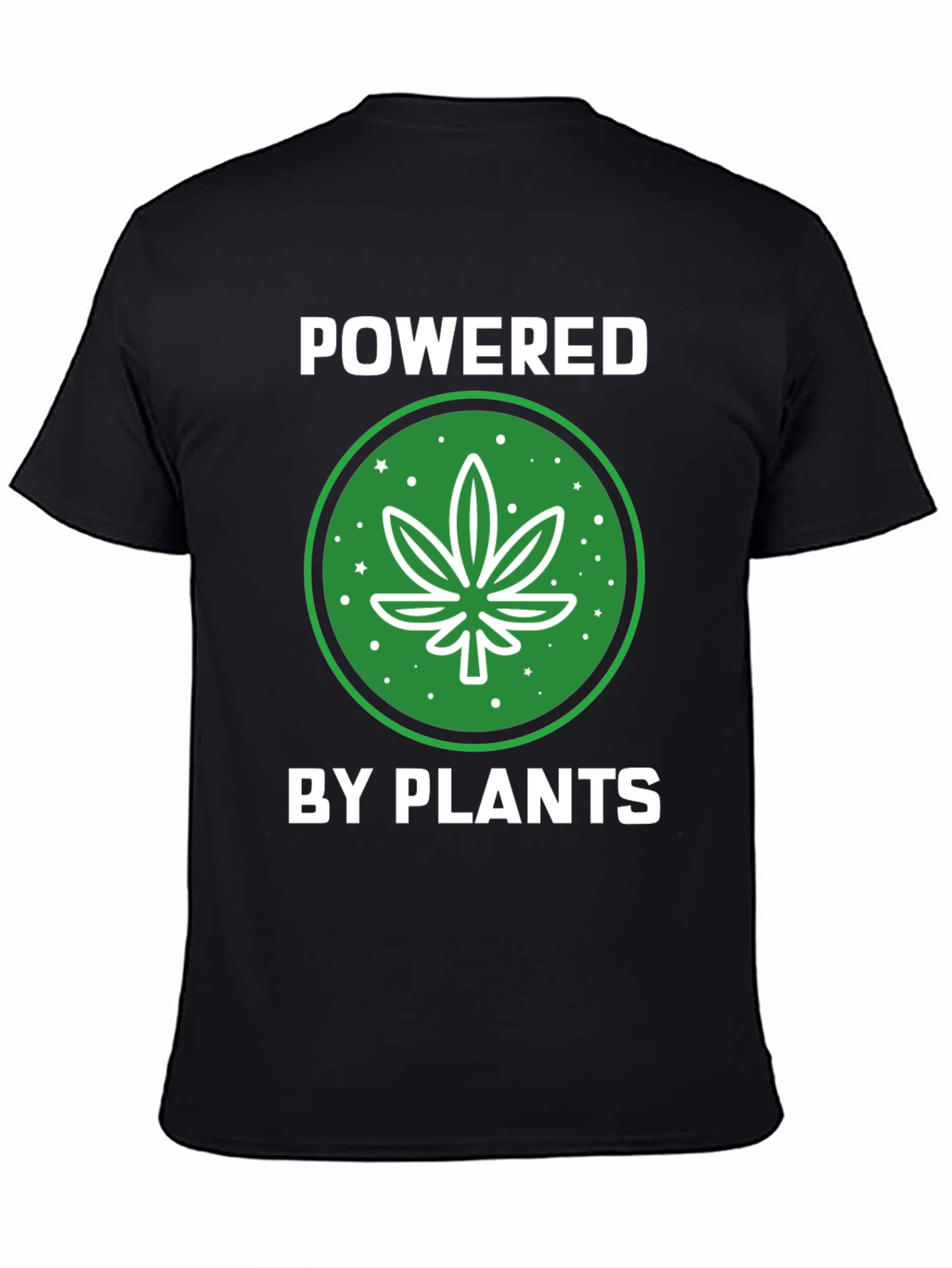 Powered by Plants Graphic Tee - Black