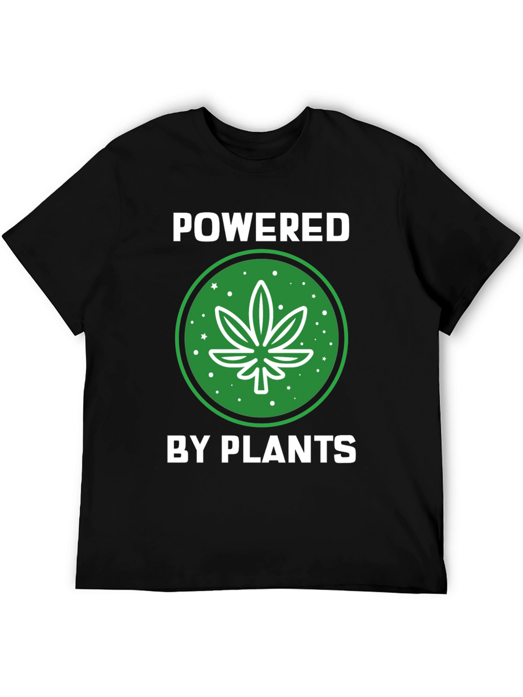 Powered by Plants Graphic Tee - Black