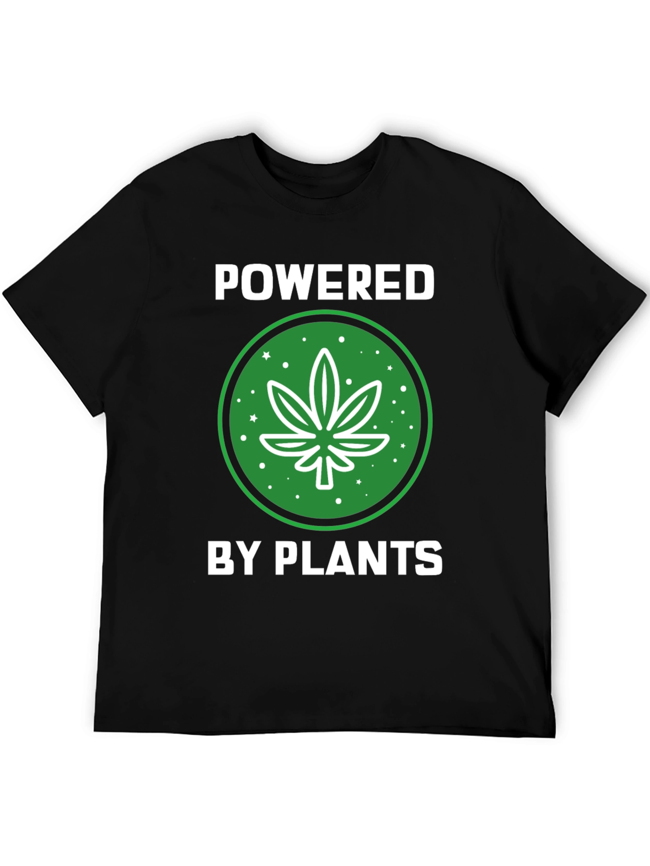 Powered by Plants Graphic Tee - Black