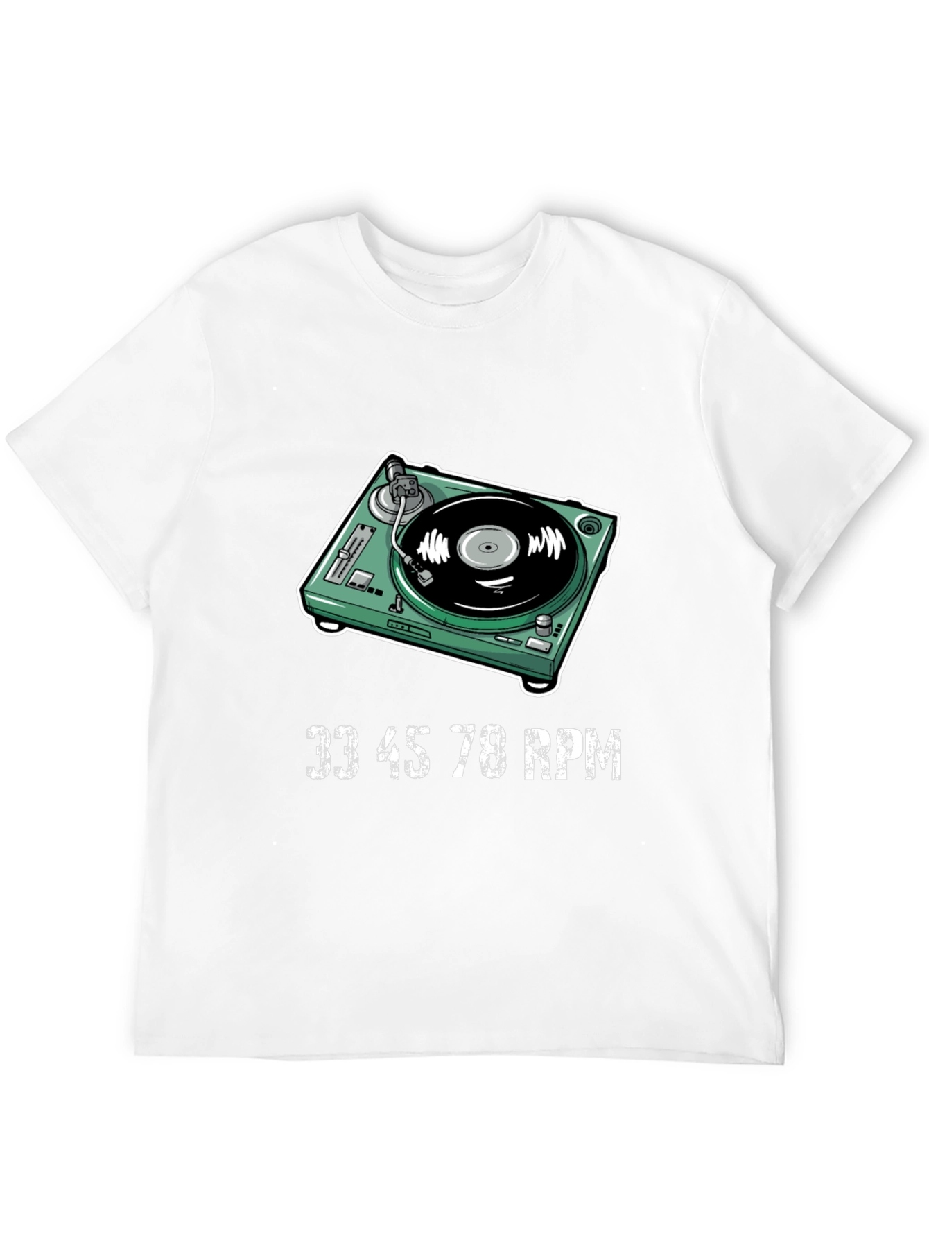 Turntable T-Shirt - DJ Music Lover Tee