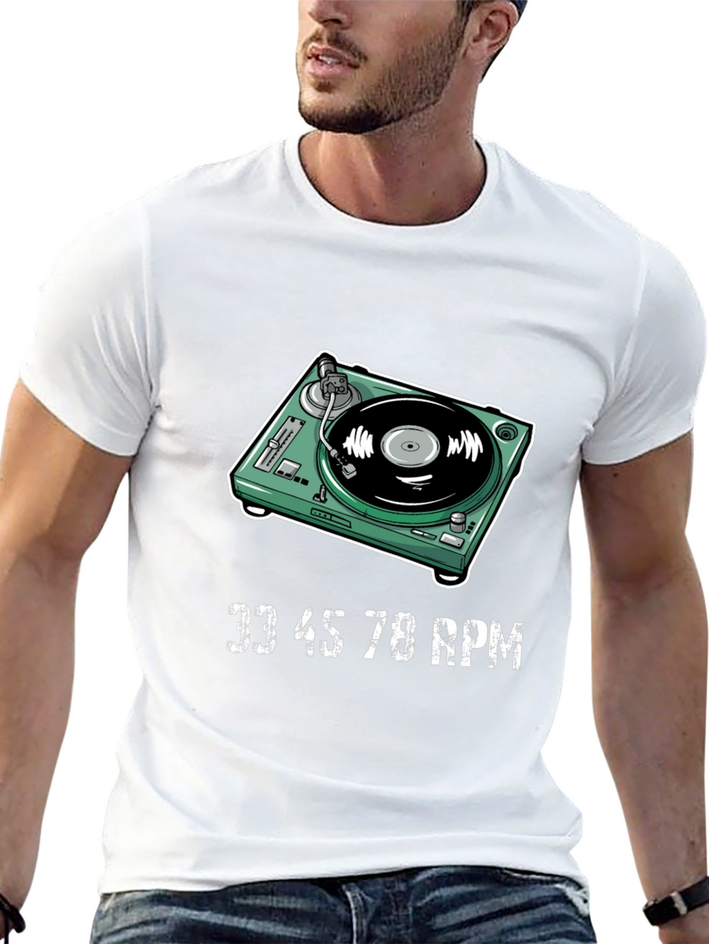 Turntable T-Shirt - DJ Music Lover Tee