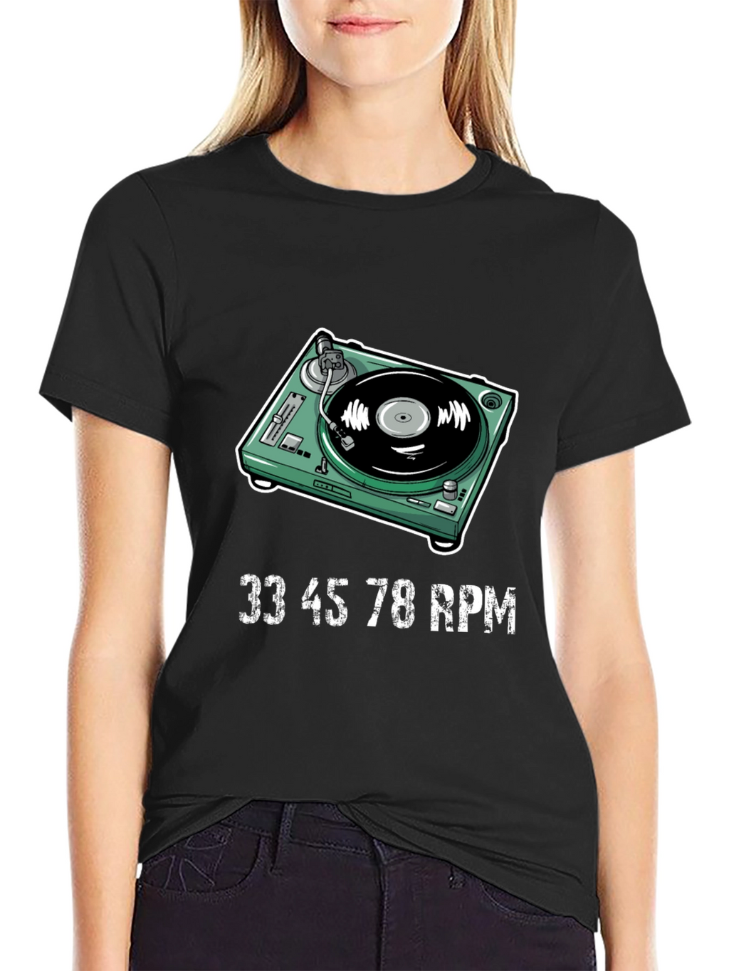 Turntable T-Shirt - DJ Music Lover Tee