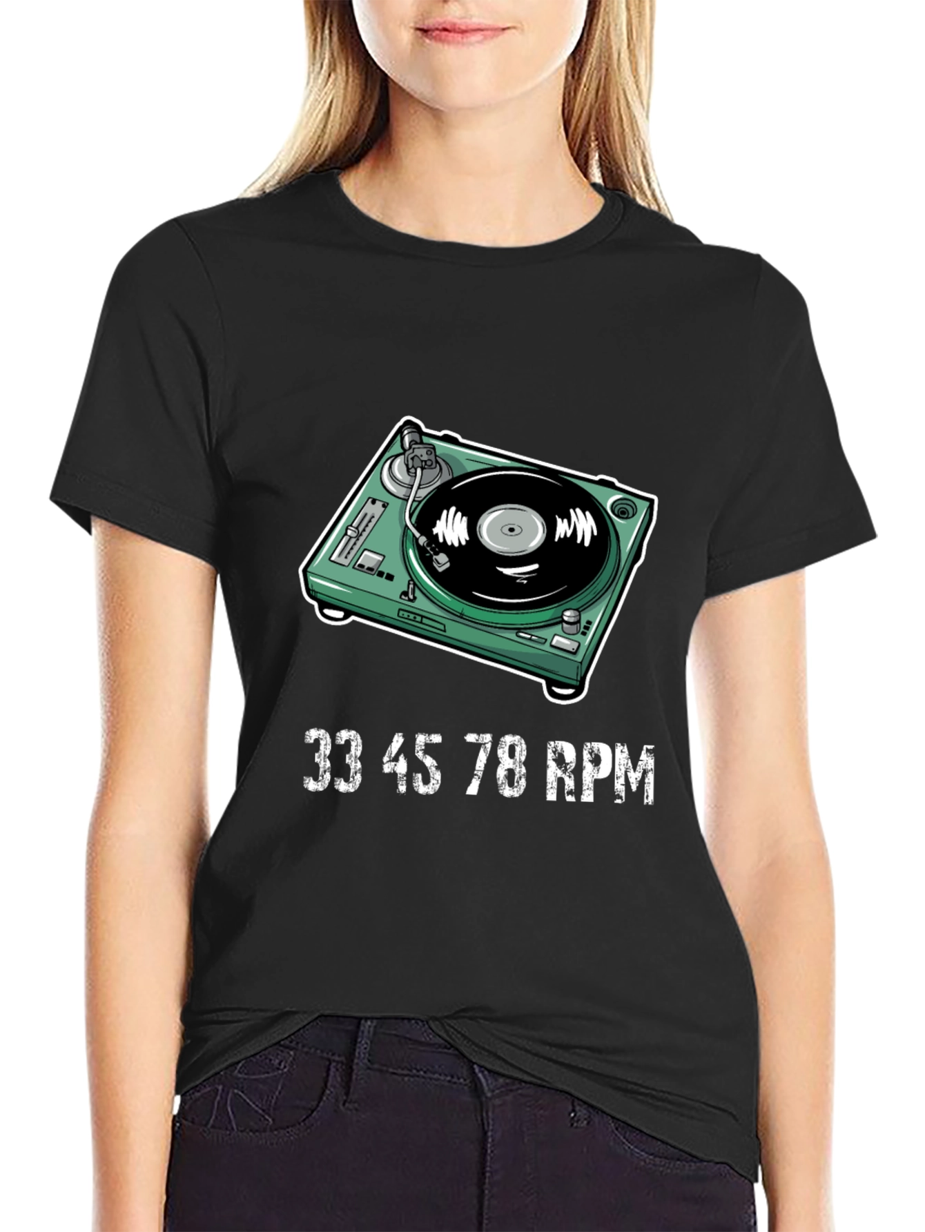 Turntable T-Shirt - DJ Music Lover Tee