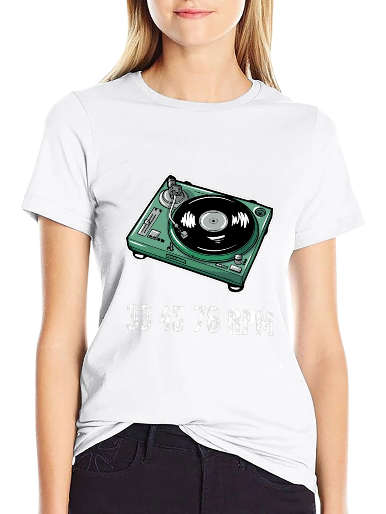 Turntable T-Shirt - DJ Music Lover Tee
