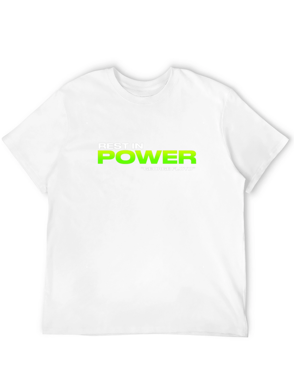 Rest in Power George Floyd Black T-Shirt