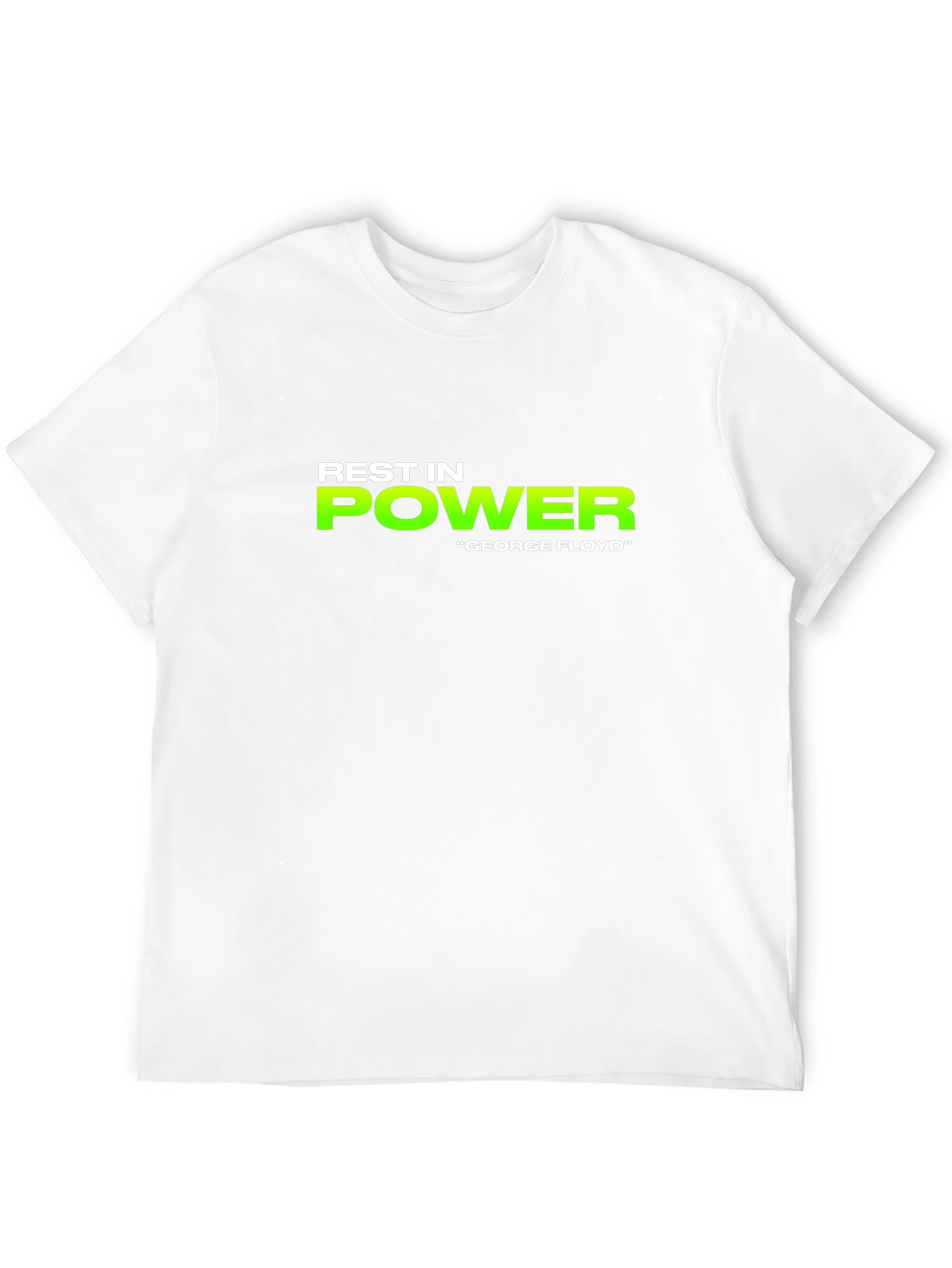 Rest in Power George Floyd Black T-Shirt