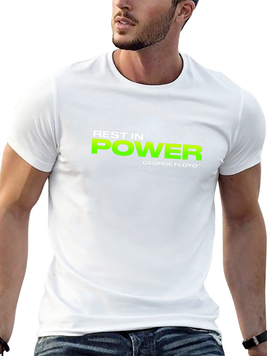 Rest in Power George Floyd Black T-Shirt