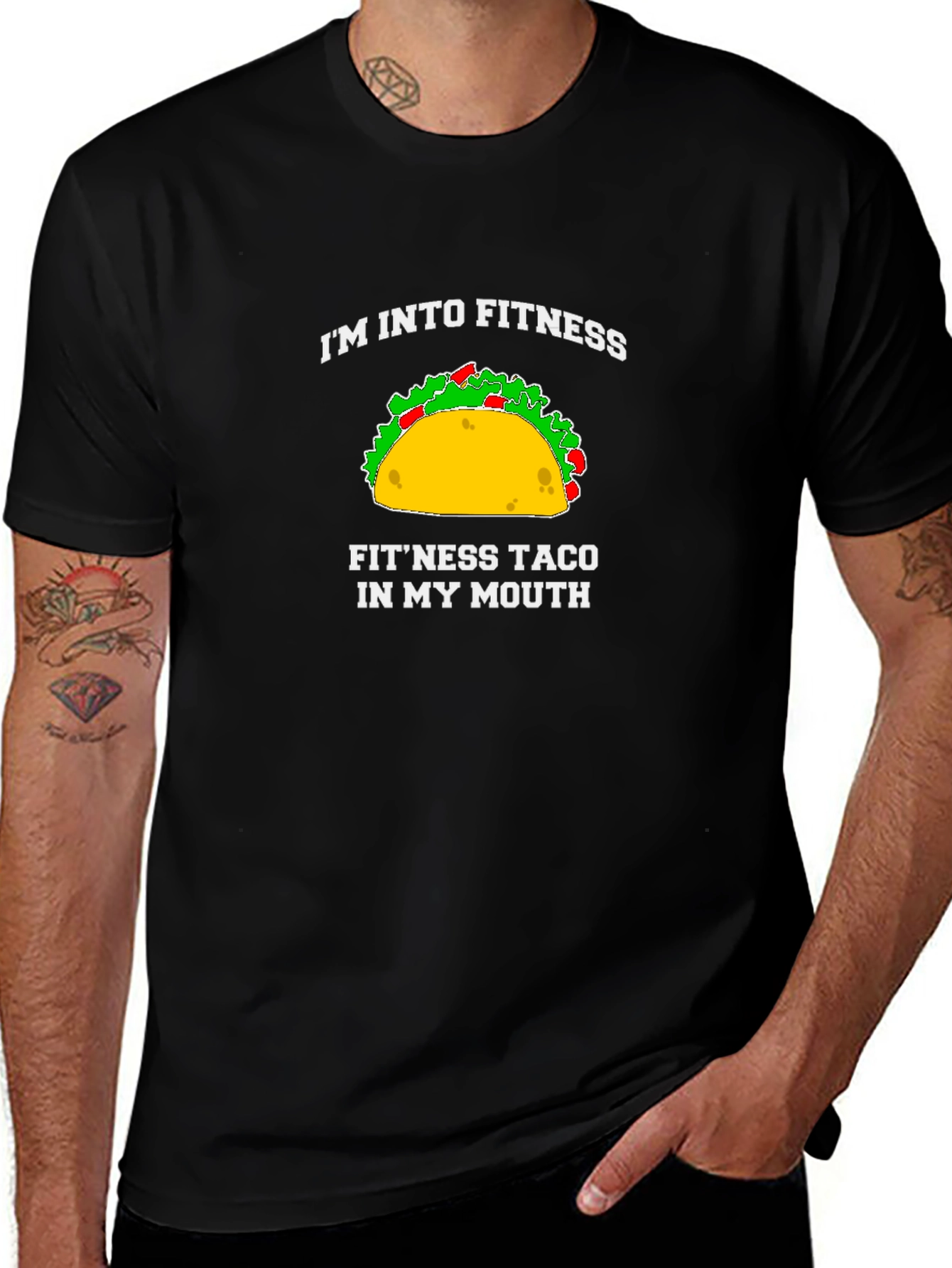 Fitness Taco T-Shirt - Funny Foodie Gym Tee