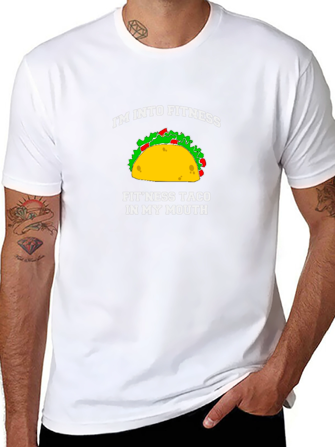 Fitness Taco T-Shirt - Funny Foodie Gym Tee