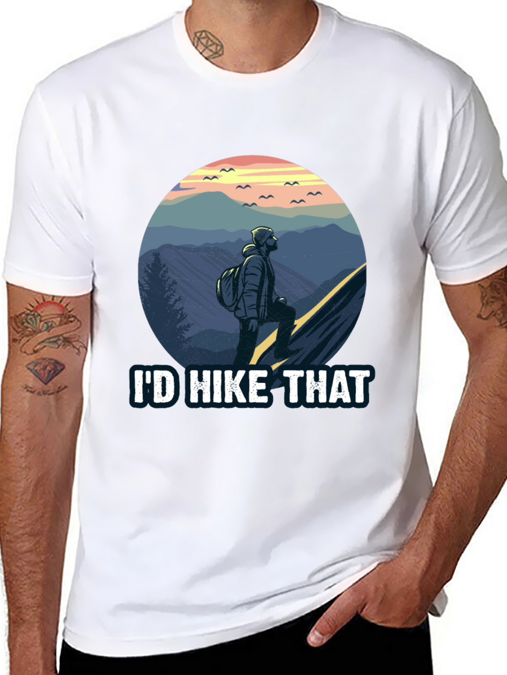 Id Hike That T-Shirt - Adventure Tee
