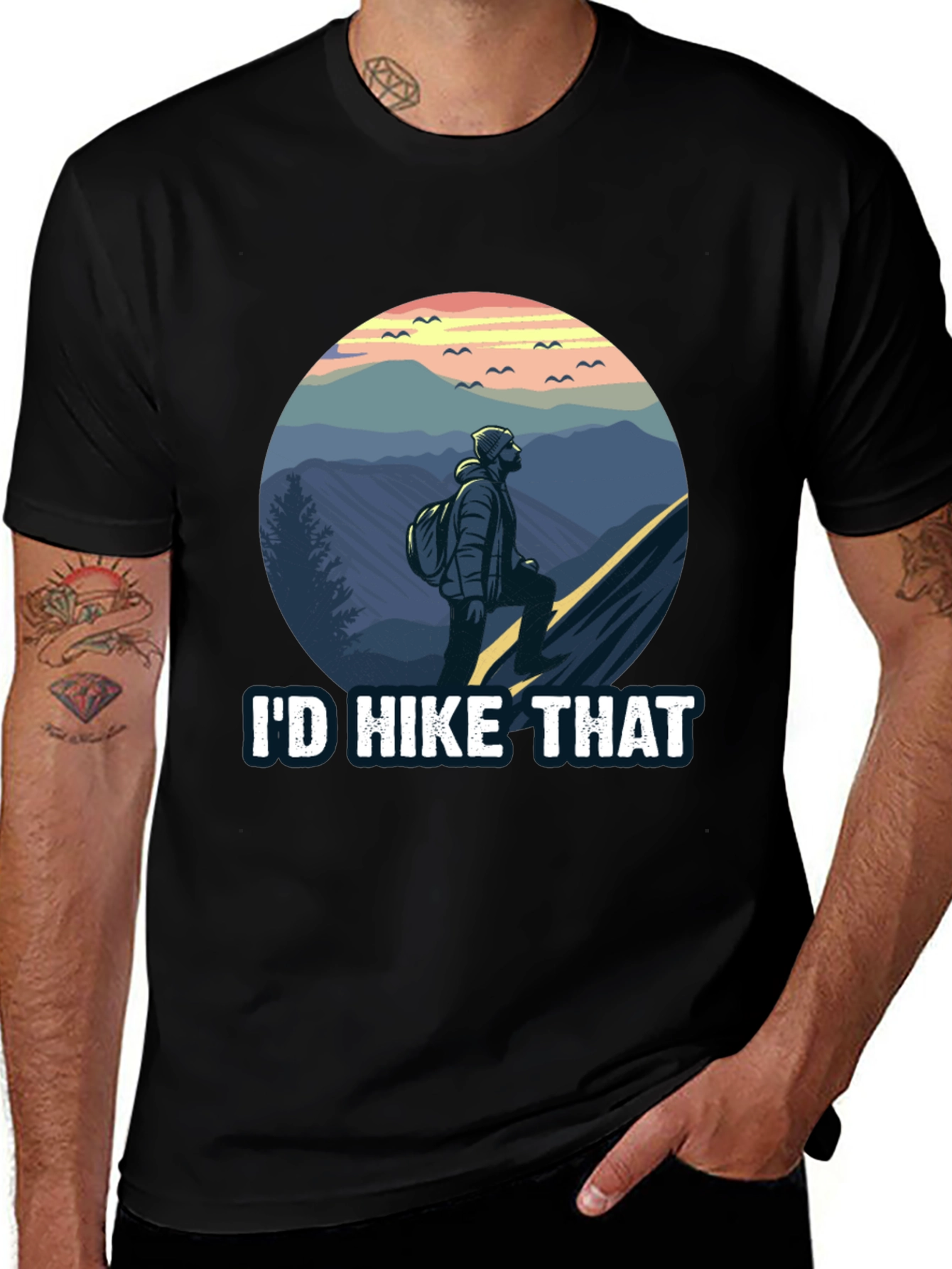 Id Hike That T-Shirt - Adventure Tee