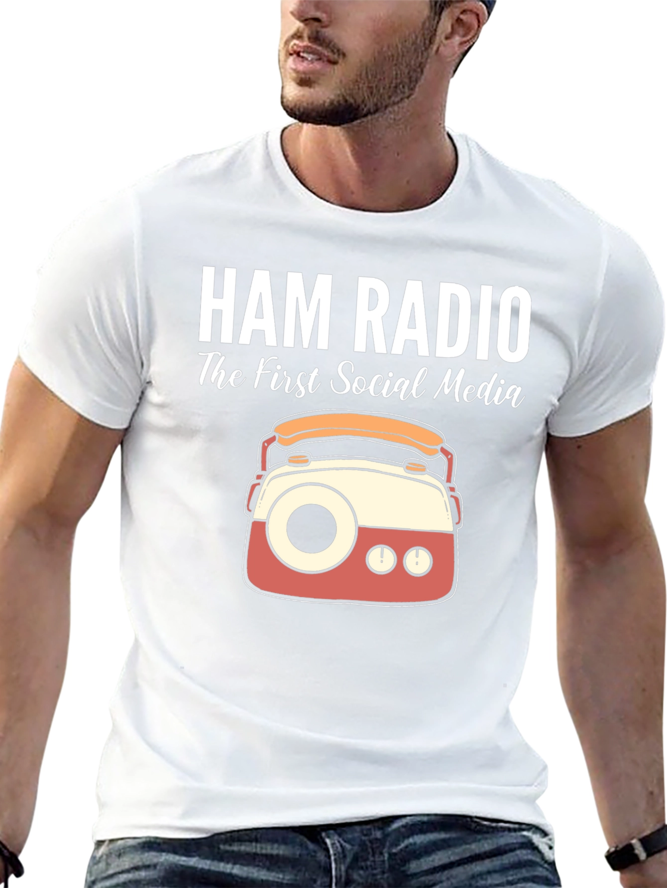 Ham Radio - The First Social Media T-Shirt