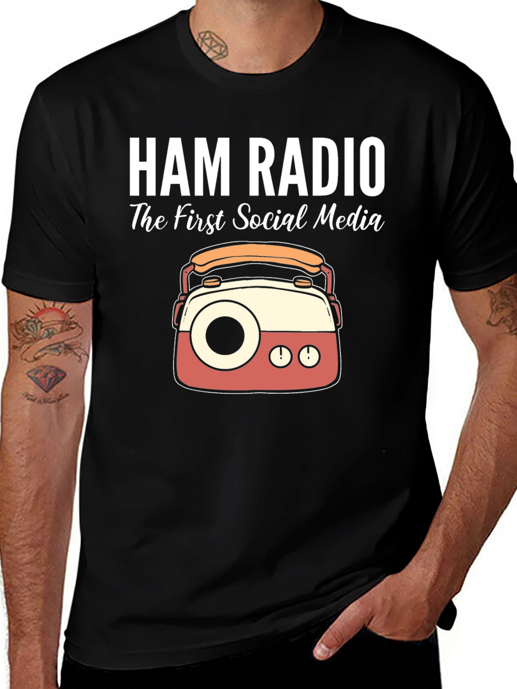 Ham Radio - The First Social Media T-Shirt