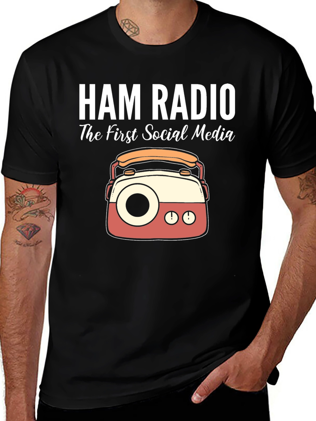 Ham Radio - The First Social Media T-Shirt