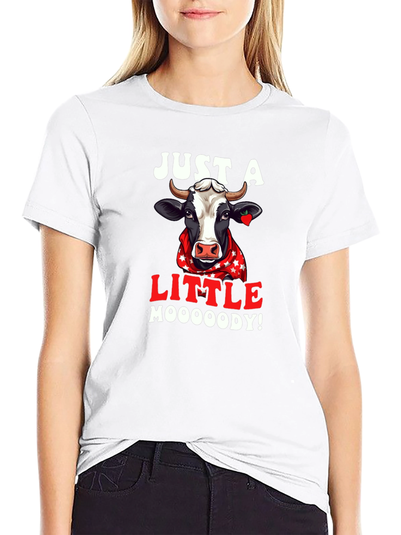 Just A Little Moooody Cow T-Shirt