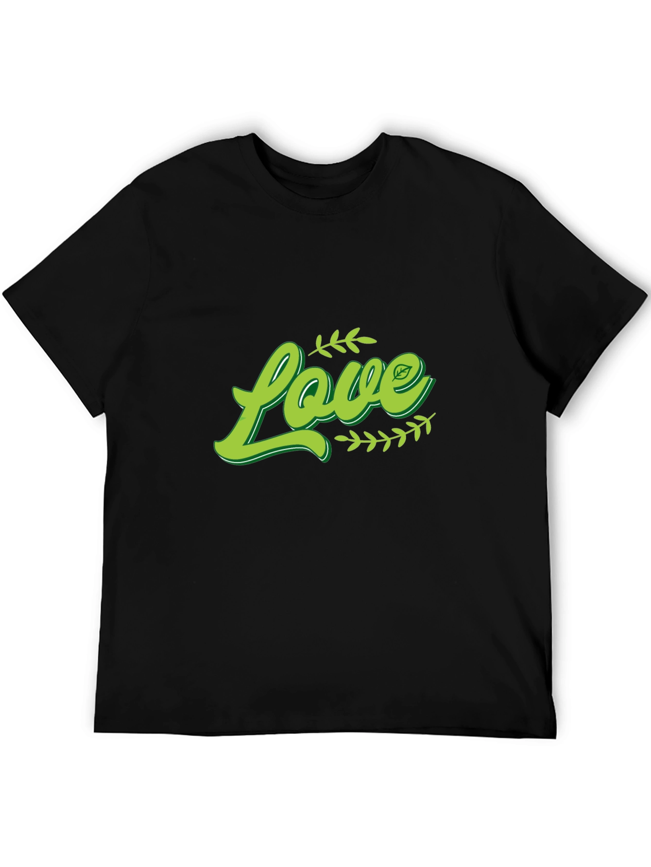 Love Vegan T-Shirt - Green Design