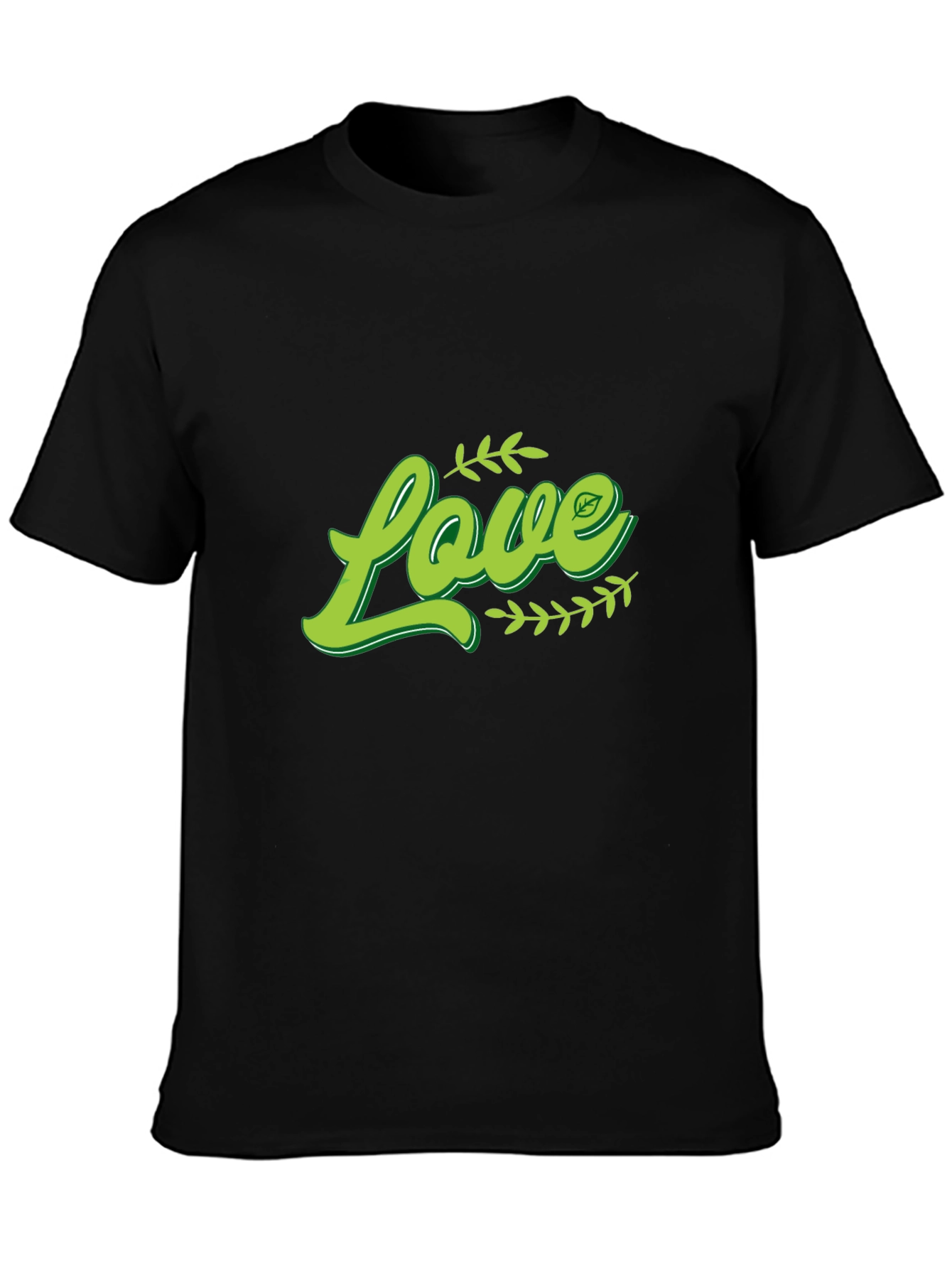 Love Vegan T-Shirt - Green Design