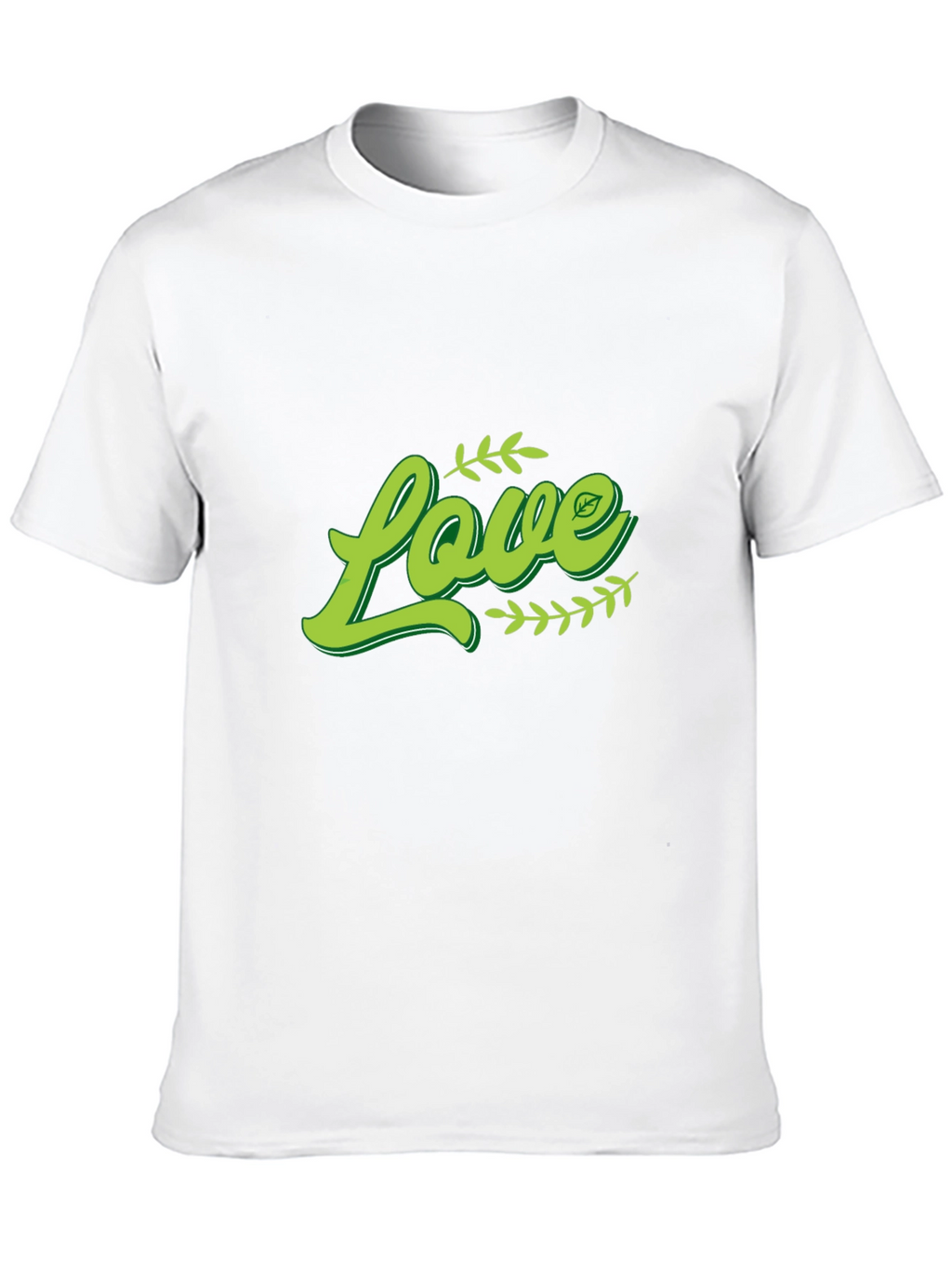Love Vegan T-Shirt - Green Design