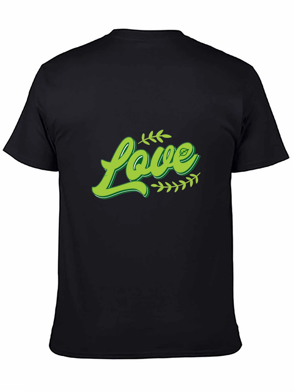 Love Vegan T-Shirt - Green Design