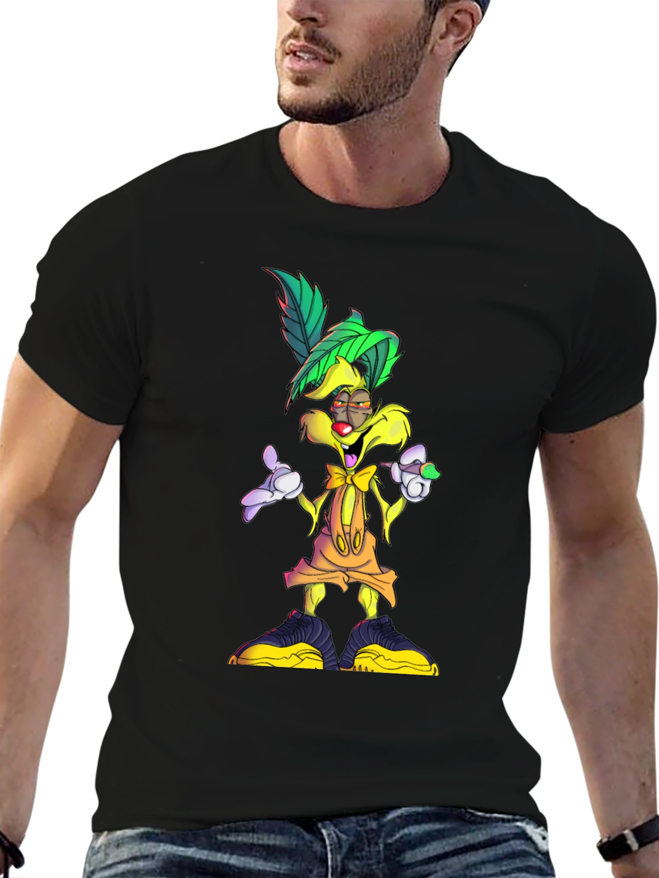 Cartoon Character Graphic T-Shirt