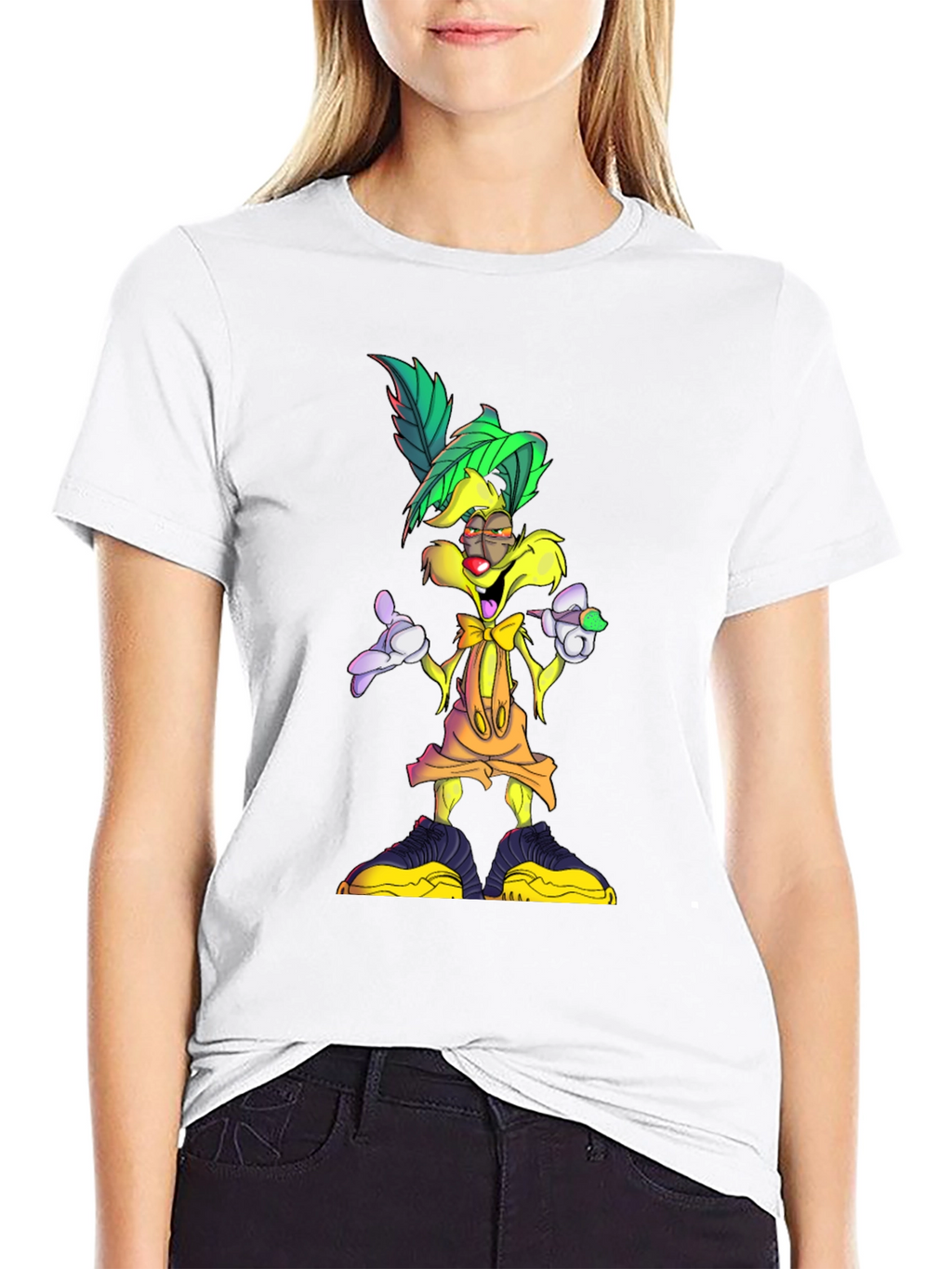 Cartoon Character Graphic T-Shirt