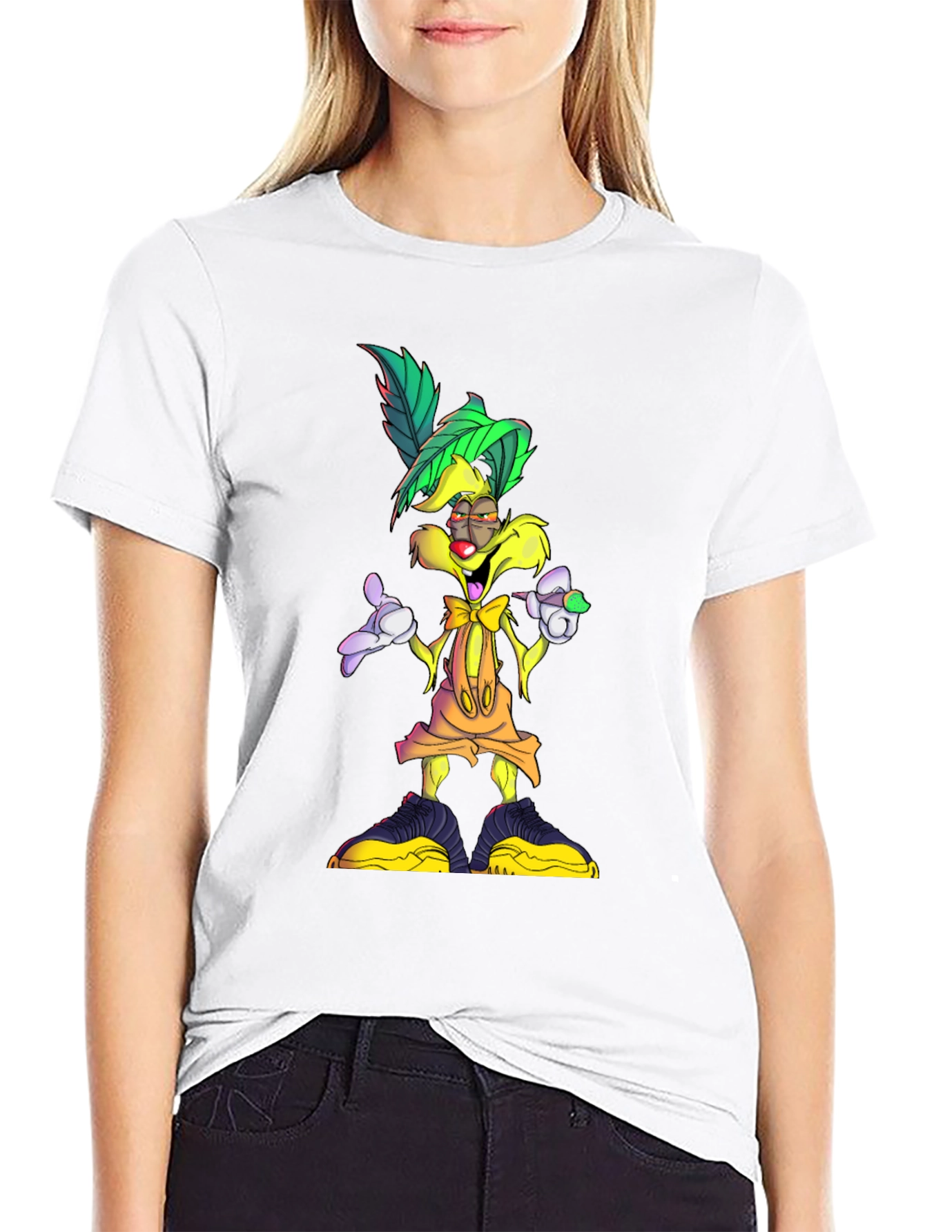 Cartoon Character Graphic T-Shirt