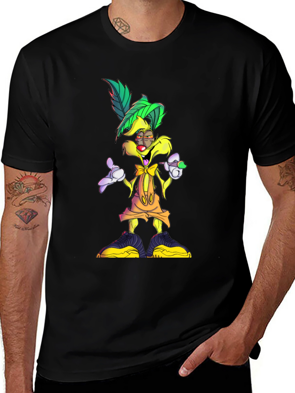 Cartoon Character Graphic T-Shirt