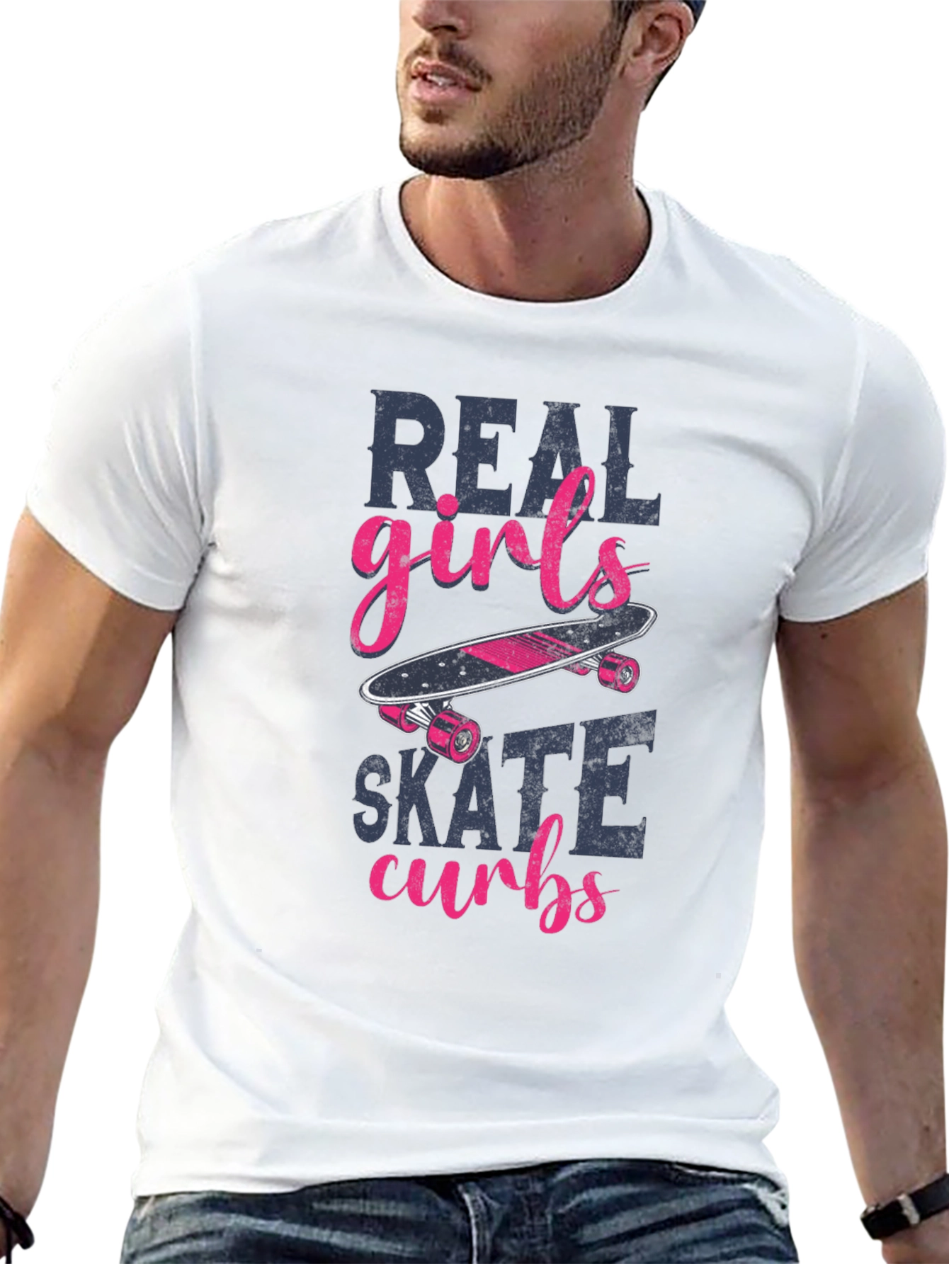 Real Girls Skate Curbs T-Shirt