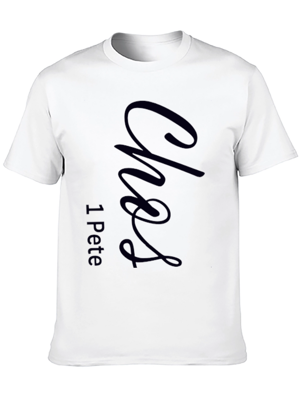 Stylish Black T-Shirt with Custom Graphic Design