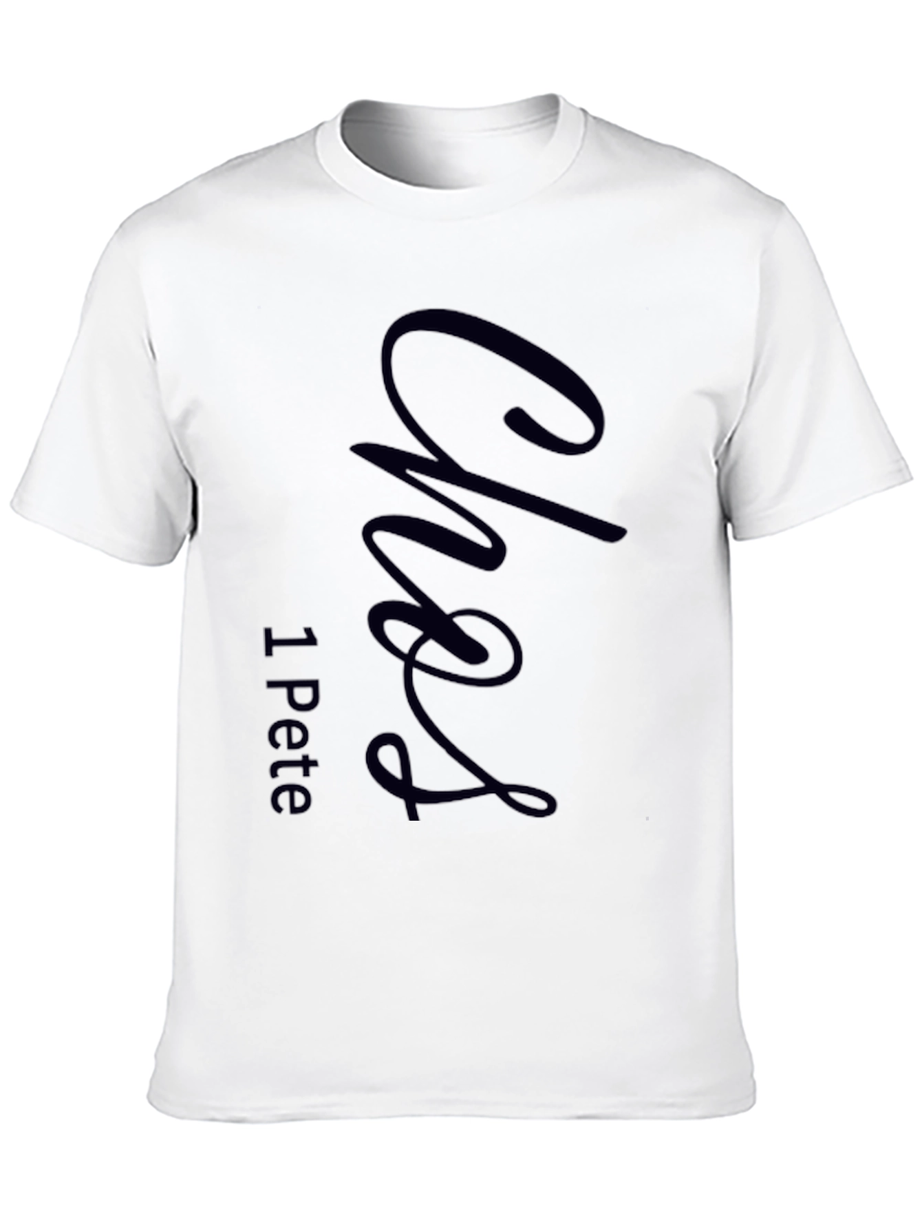 Stylish Black T-Shirt with Custom Graphic Design