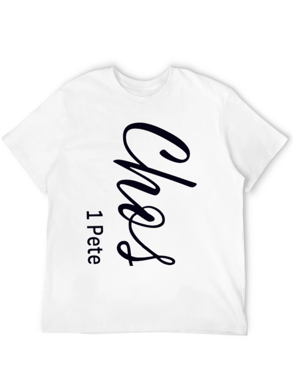 Stylish Black T-Shirt with Custom Graphic Design