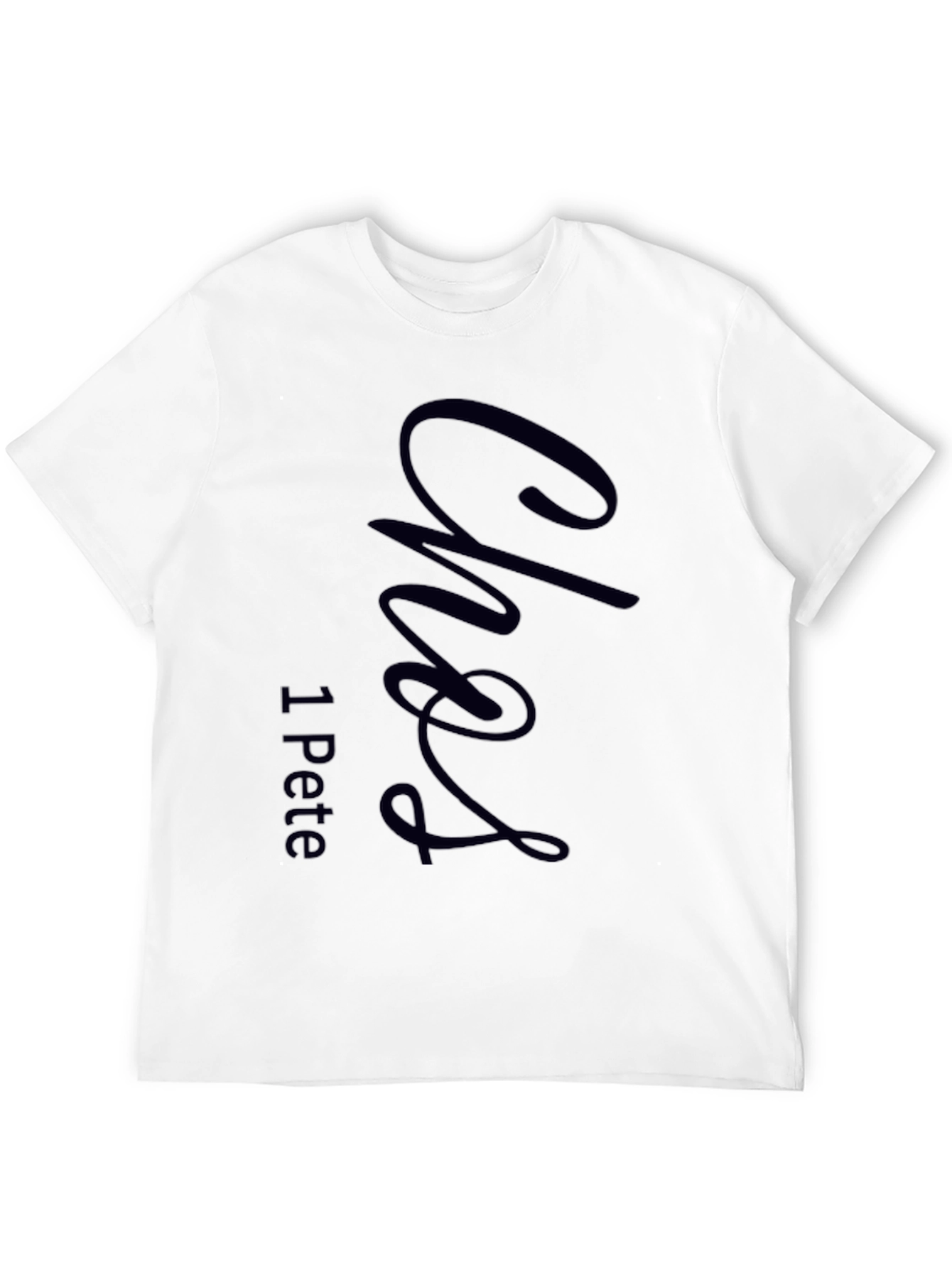 Stylish Black T-Shirt with Custom Graphic Design