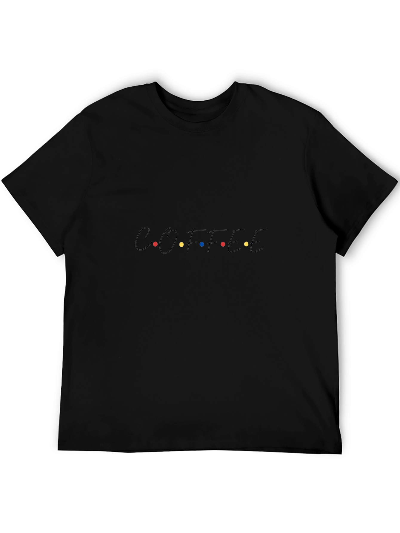 Coffee Friends Inspired Black T-Shirt