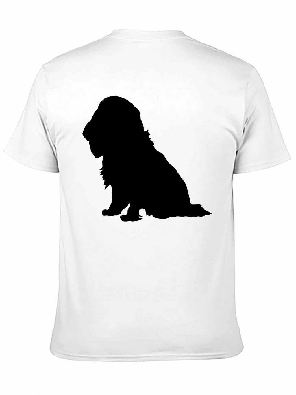 Dog Silhouette T-Shirt - Classic Black Tee