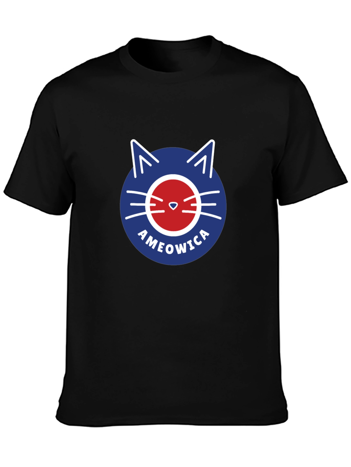 Ameowica Cat Graphic Tee - Patriotic & Funny