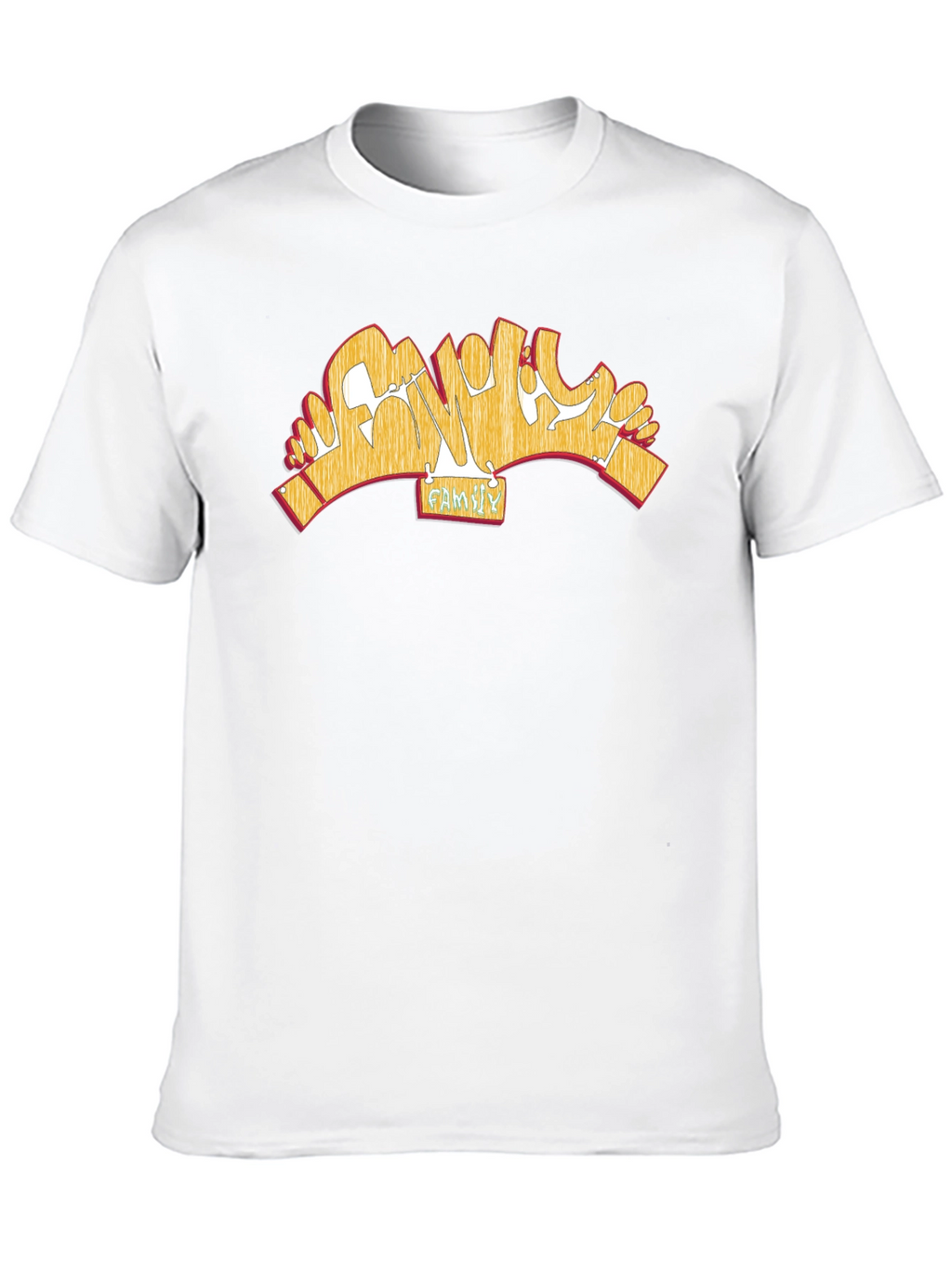 Family Tee: Bold Graphic Print T-Shirt
