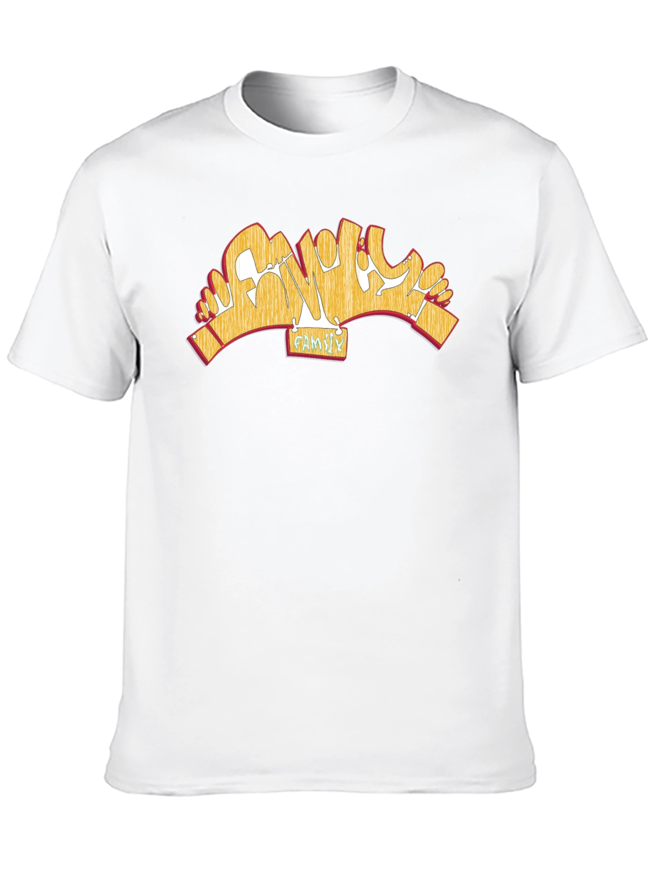 Family Tee: Bold Graphic Print T-Shirt