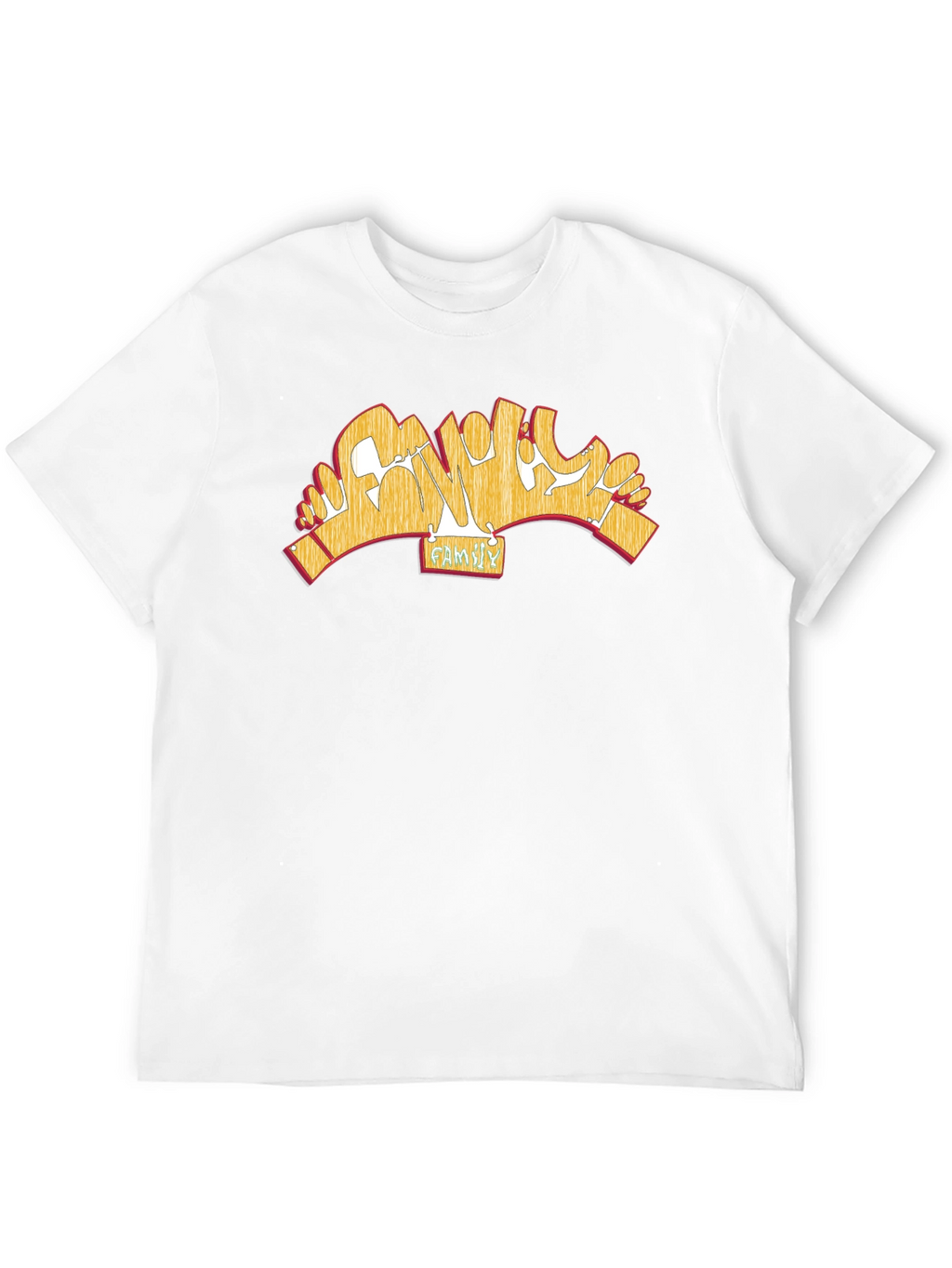 Family Tee: Bold Graphic Print T-Shirt