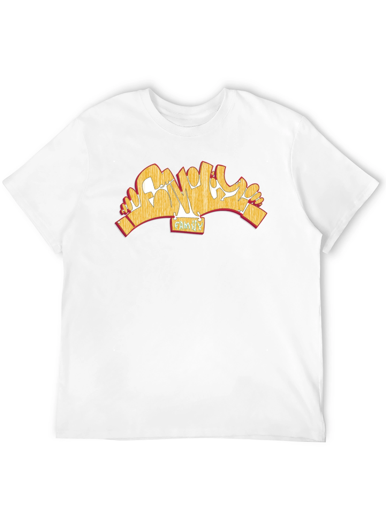 Family Tee: Bold Graphic Print T-Shirt