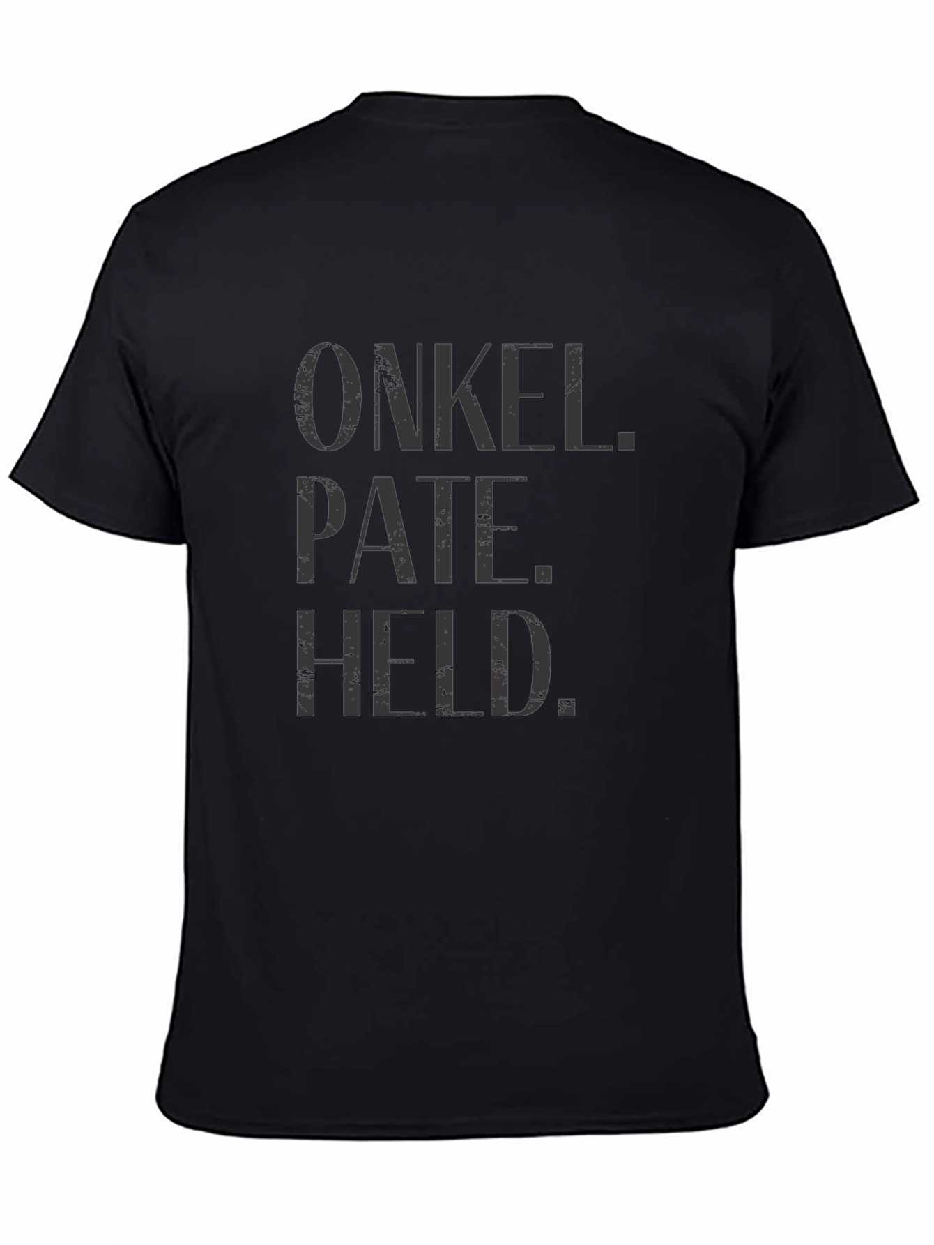 Onkel Pate Held Black Graphic T-Shirt